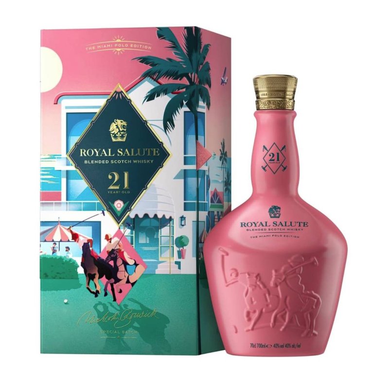 Chivas Royal Salute 21 Miami Polo Edition 70cl. - Estuche