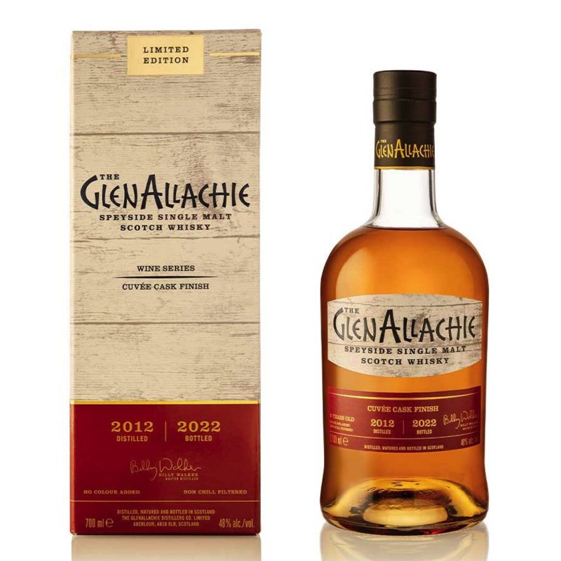Le GlenAllachie Cuvée Wine Cask 2022 Ed. Limitée. 70 cl. - Cas