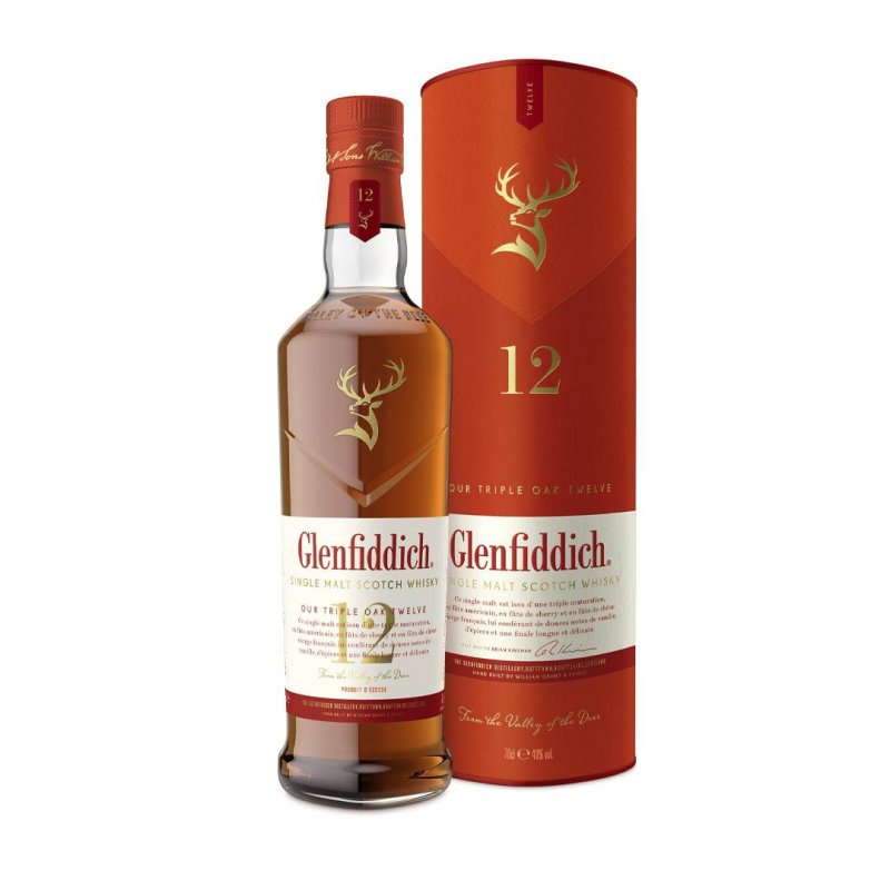 Glenfiddich 12 Years Triple Oak 70cl. Case