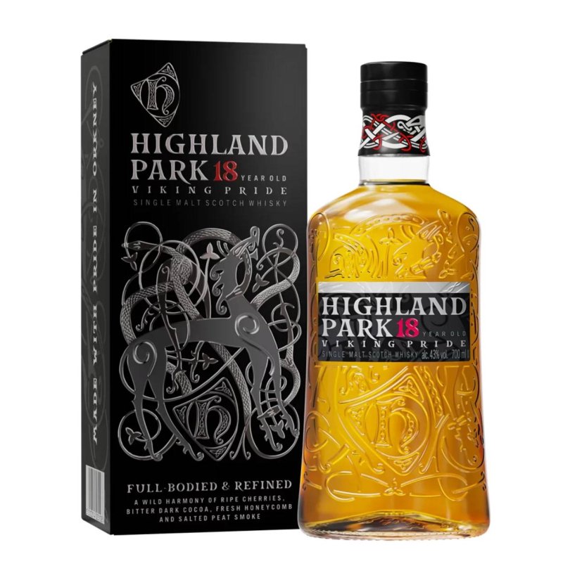 Highland Park 18 Years Old Viking Pride 70cl. - Case