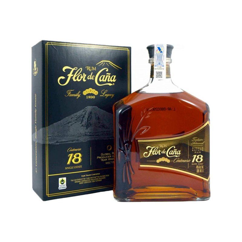 Flor de Caña 18 Years 1L. - Case