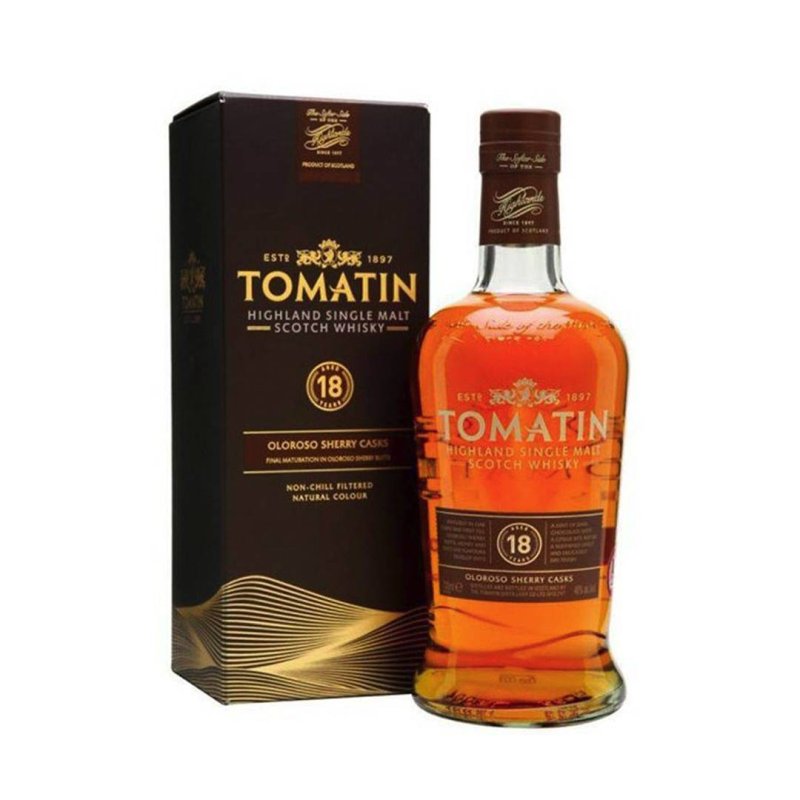 Tomatin 18 Jahre 70cl. - Fall
