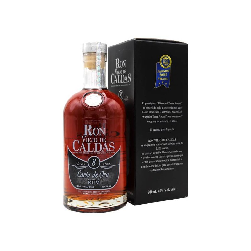 Viejo de Caldas 8 Years 70cl. Case