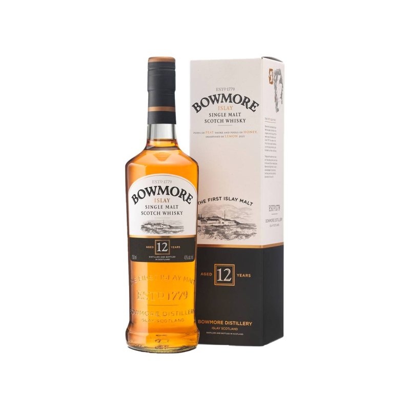 Bowmore 12 Years 70cl. - Case