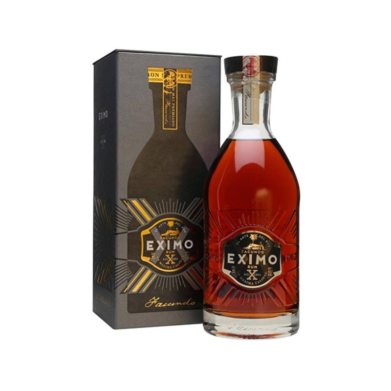 Bacardi Facundo Eximo 10 Years 70cl. - Case