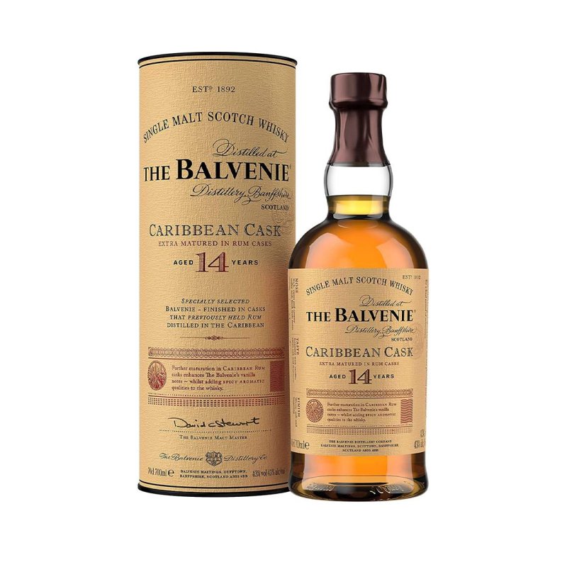 Le Balvenie Caribbean Fût 14 70cl. - Cas
