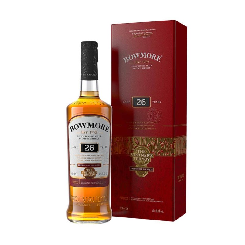 Bowmore Vintner's Trilogy 26 ans 70cl. - Cas