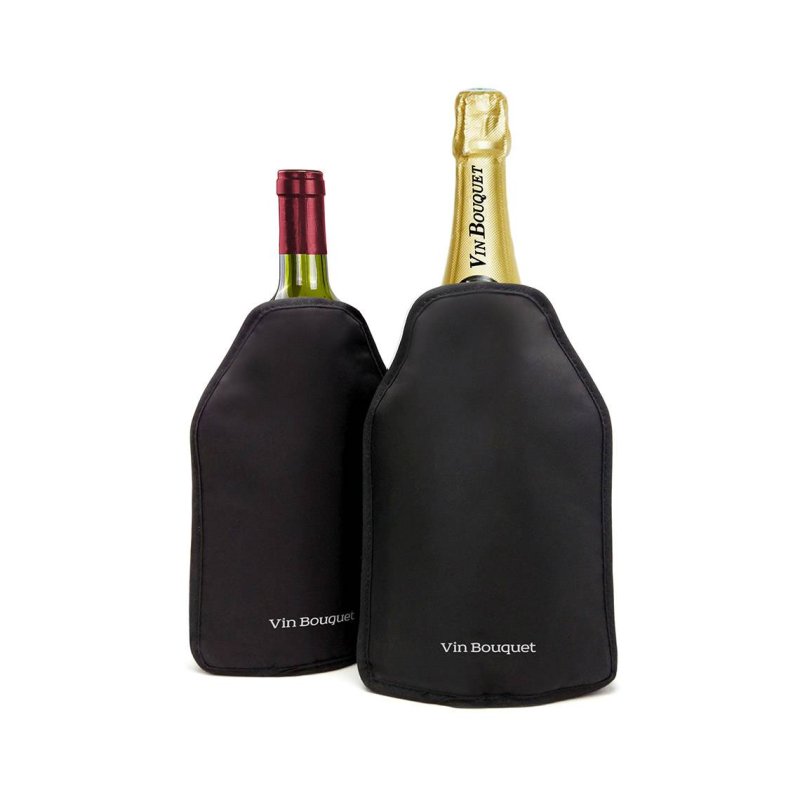 Vin Bouquet selbstanpassende und rutschfeste schwarze Kühlerabdeckung