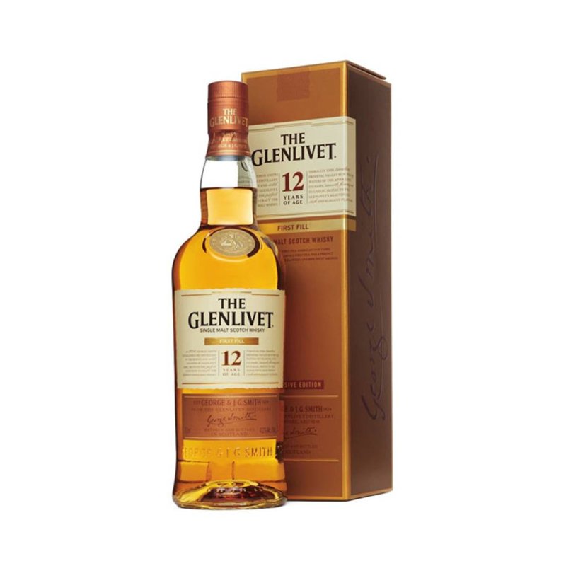 The Glenlivet 12 Years First Fill 70cl. - Case