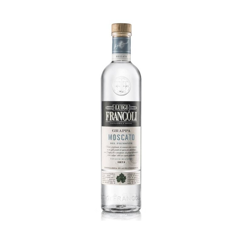 Grappa di Moscato Luigi Francoli 70cl.