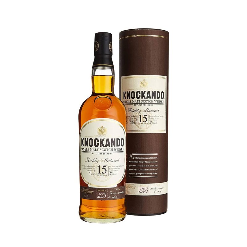 Knockando 15 Years 70cl. - Case