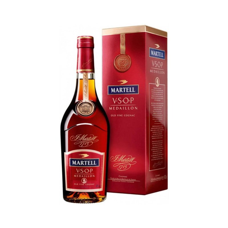 Martell VSOP Médaillon 1L. - ESTUCHE