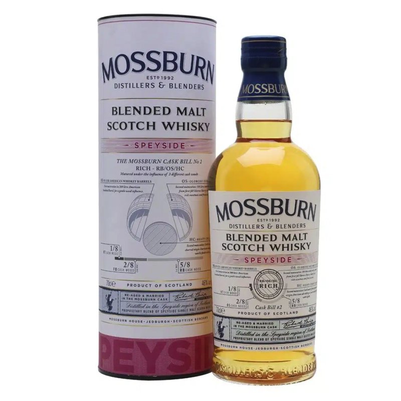 Mossburn Signature Cask Bill nº2 Speyside "Rich" 70cl. Estuche
