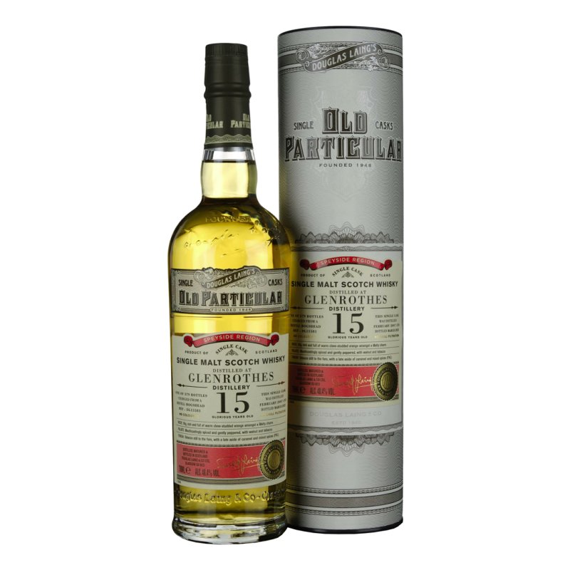 Old Particular Glenrothes 15 years 70cl. Estuche