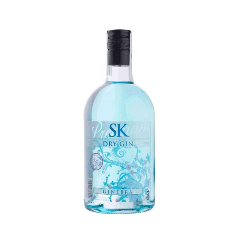 SK Blue Dry Gin 70cl.