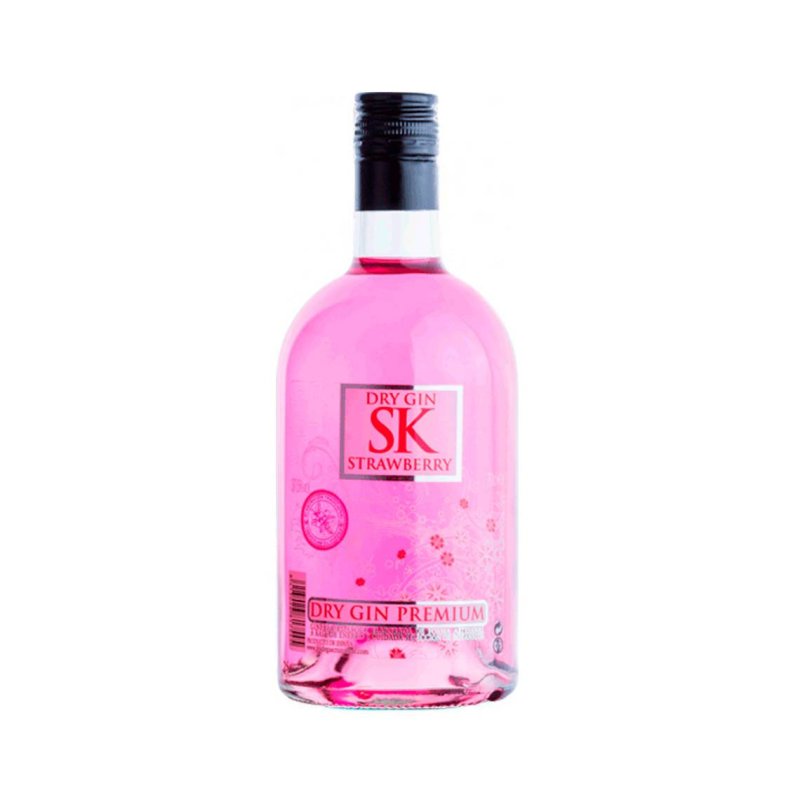 SK Strawberry Dry Gin 70cl.