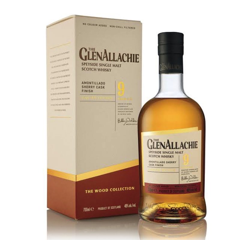 The GlenAllachie 9 years Amontillado Sherry Cask 70cl. Estuche