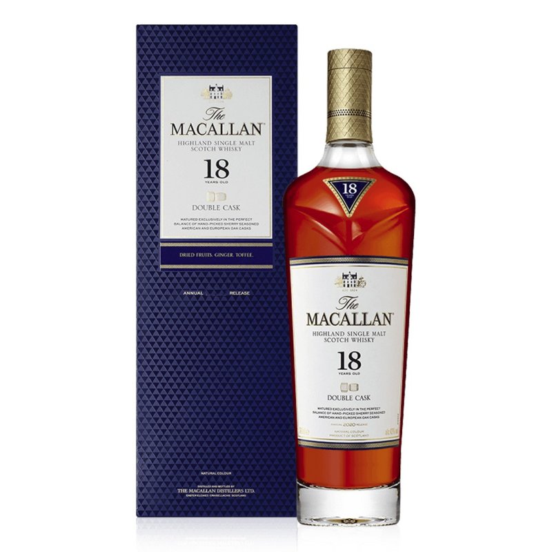 Der Macallan Double Cask 18 Jahre 70cl. - Fall