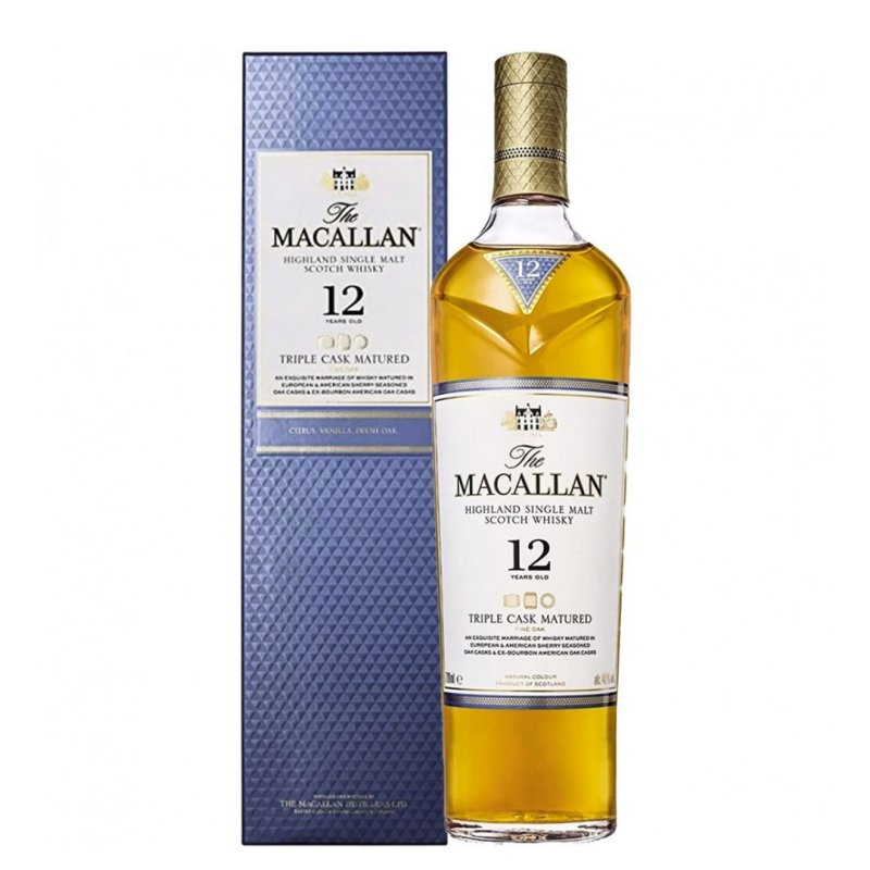 Le Macallan Triple Cask 12 Ans 70cl. - Cas