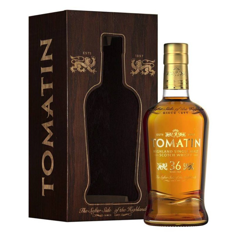 Tomatin Single Malt 36 Anni – Astuccio e Coperchio 70cl.