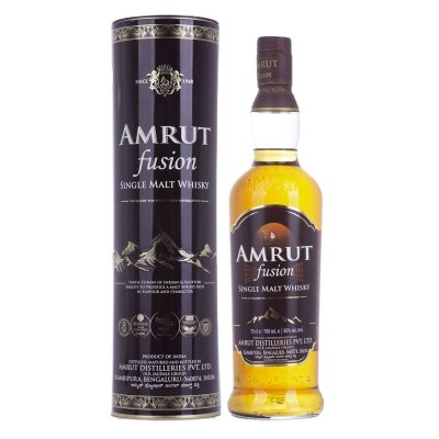Amrut Fusion Single Malt 70cl. Caso