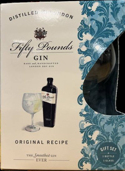 Fifty Pounds 70cl. - Coffret + Verre