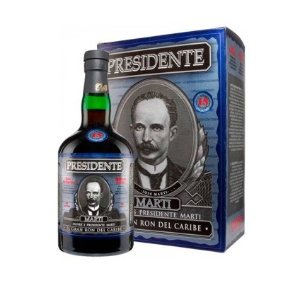 Presidente Marti 15 Years 70cl. - Case