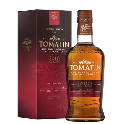 Tomatin 12 Years Marsala Cask – Case 70cl.