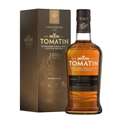 Tomatin 15 Years Madeira Cask – Case 70cl.